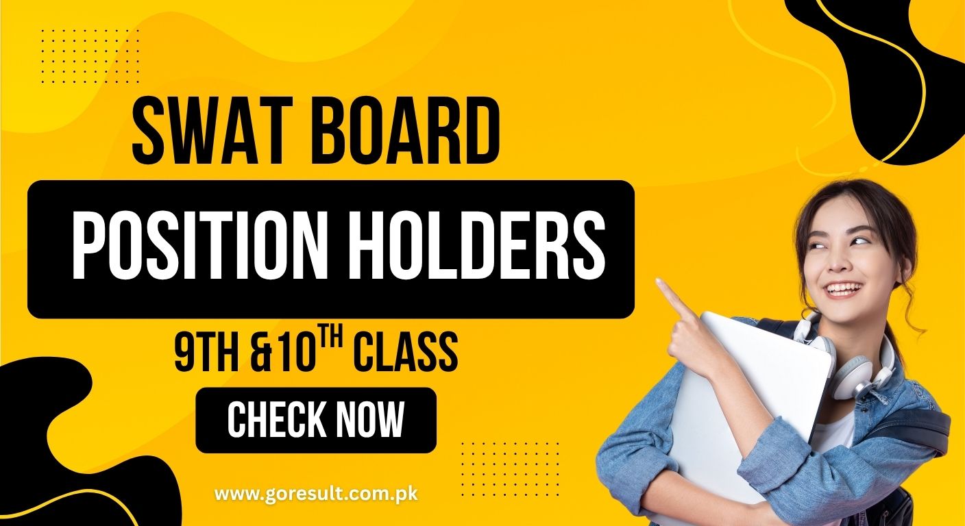 BISE Swat Matric Position Holders 2025 9th 10th Class