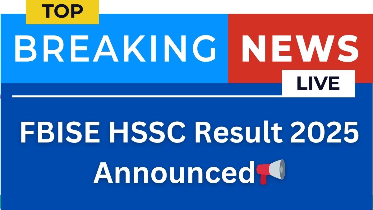 FBISE HSSC Result 2025 Announced