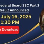 FBISE SSC Part 2 Result Gazette 2025 Download pdf