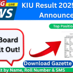 KIU HSSC Result 2025 Announced