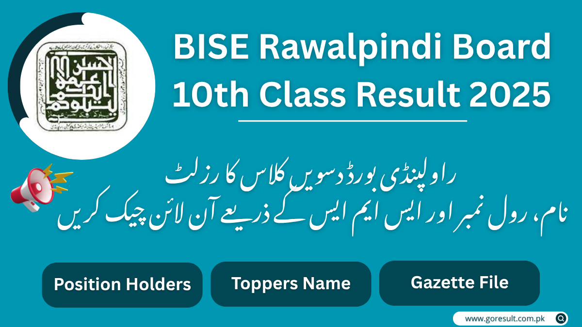 Rawalpindi Board 10th Class Result 2025