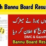 BISE Bannu DMC Result 2025 Download pdf