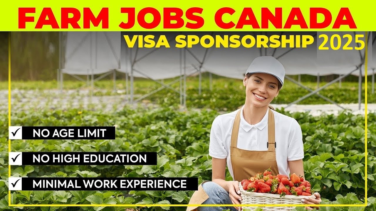 Work in Canada 🇨🇦 — Farm Visa Sponsorship Opportunity